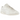 Puma Speedcat OG Alpine Snow sneakers i profil med hvidt læder, tynde snørebånd, guldfarvet Puma-logo og lav gummisål