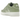 A Bathing Ape Bape Sta Green sneakers i sideprofil med grøn og hvid læderoverdel, hvid sål og klassisk stjernelogo
