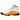Air Jordan 13 Retro Del Sol sneakers i en flot sideprofil med hvid læderoverdel, guldgule detaljer og den ikoniske hologram-hæl