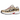 Nike P-6000 Metallic Gold sneakers i et skarpt sideprofil med gyldne læderdetaljer, hvid mesh overdel og ikonisk sort swoosh logo.