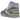 Nike Air Trainer 1 SP Travis Scott Grey Haze sneakers i vinklet visning med grå overdel og karakteristisk swoosh