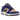 Nike Dunk Low LX Blue Suede sneakers i sideprofil med blå ruskindsoverdel og hvid sål