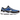Nike Air Zoom Spiridon SP Signal Blue sneakers i vinkelret visning med blå meshoverdel, sølvdetaljer og hvid sål