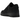 Nike Air Force 1 Low Valentine's Day Triple Black sneakers i sideprofil med sort læderoverdel og matchende gummisål