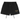 Fear of God Essentials Fleece Soccer Short Black sneakers sideprofil i sort fleece med hvidt logo