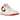 Jordan 1 Low Ruby sneakers i et klassisk sideprofil med rød og hvid læderoverdel, snørebånd og synlig hæl