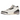 Jordan 3 Retro Cement Grey sneakers i sideprofil med gråt elefantmønster, hvid læderoverdel, røde snørebånd og synlig sål