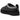 UGG Tasman Biarritz Slipper Black sneakers i en flot sideprofil med sort overdel, blødt ruskind og klassisk flettet kantdetalje ved krave