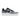 Nike Air Force 1 Flyknit 2 Black Pure Platinum sneakers i sideprofil med sort flettet overdel og hvid sål