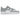 Nike Air Force 1 Low '07 Light Smoke Grey White sneakers i sideprofil med lysegrå og hvide læderdetaljer samt klassisk snøring