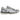 ASICS Gel-NYC 2055 Glacier Grey Cream sneakers i sideprofil med grå mesh og cremefarvede detaljer samt snørebånd