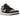 Air Jordan 1 Low Crimson Tint sneakers set fra siden med grå overdel, lyserøde detaljer, klassisk hvid mellemsål og lyserød ydersål