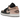 Air Jordan 1 Low Crimson Tint sneakers set fra siden i en blanding af sort læder og lyserøde nuancer med klassisk hvid mellemsål og sort ydersål