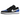 Jordan 1 Low Black Royal Toe sneakers i sideprofil med sort læderoverdel, blå tåboks og hvid mellemsål