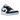 Jordan 1 Low Sail Blue Chill sneakers i vinklet visning med hvid og lyseblå overdel i læder samt klassisk snøring