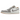Air Jordan 1 Low Sail College Grey Rattan sneakers vist fra siden i beige læder med grå Swoosh, snørebånd og hvid gummisål