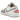Air Jordan 1 Low Sail College Grey Rattan sneakers i en vinklet profil med cremefarvet læderoverdel, grå nuancer og klassisk Air-sål.