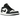 Air Jordan 1 Low Dark Teal sneakers i en klassisk vinklet profil med hvid mellemsål, sort swoosh og mørkeblå paneler i slidstærkt læder