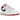 Air Jordan 1 Low White Gym Red sneakers i sideprofil med hvid læderoverdel, røde detaljer og det klassiske swoosh-logo.