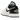 Air Jordan 1 Low White Black sneakers i en klassisk vinklet profil med hvidt læder, sorte overlays, snørebånd og et sort Swoosh-logo