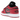 Air Jordan 1 Low Reverse Bred sneakers i profil med rød og sort farvekombination, hvid mellemsål og klassisk Jumpman-detalje på pløsen.