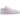 Air Jordan 1 Low Pink Foam Fire Red White sneakers set fra siden med hvid læderoverdel, lyserøde detaljer og det ikoniske røde Swoosh-logo