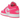 Air Jordan 1 Low Valentine's Day sneakers i en vinklet visning med lyserød overdel i læder, hvide detaljer og ikonisk Swoosh-branding.