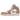 Air Jordan 1 Mid Tan Gum sneakers set fra siden med lysebrun ruskindsoverdel, hvid mellemsål, ikonisk Nike-branding og gummisål