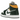 Air Jordan 1 Mid Sonics (2021) sneakers i sideprofil, der viser den ikoniske grønne og gule farvekombination med hvid mellemsål og grøn ydersål.