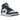 Air Jordan 1 Mid Armory Navy sneakers i klassisk profil. Mørkeblå læderoverdel, hvide paneler, sort swoosh og hvid mellemsål med gummiydersål.