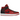Air Jordan 1 Mid Reverse Bred (2021) sneakers i en stilfuld sideprofil med markant rød overdel, sorte detaljer, hvid mellemsål og sort Swoosh-logo