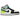 Air Jordan 1 Mid Pastel Black Toe sneakers i profilvisning med pastelgule detaljer, sort tåboks, hvidt læder og klassisk Nike Swoosh logo