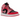 Air Jordan 1 Mid Coral Chalk sneakers set fra siden med lyserøde læderpaneler, hvide detaljer, sort swoosh-logo og hvid sål
