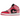 Air Jordan 1 Mid Coral Chalk sneakers set fra siden med pink læderpaneler, sort Swoosh-logo, hvide snørebånd og en klassisk gummisål