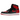 Air Jordan 1 Retro High OG Patent Bred sneakers i profilvisning med blank sort og rød laklæder-overdel, hvid mellemsål og ikonisk vingelogo.
