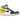 Air Jordan 1 Retro High White Black Volt University Gold sneakers set fra siden med hvide og gule detaljer samt klassisk sort Swoosh-logo