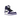 Air Jordan 1 Retro High Court Purple White sneakers set fra siden med hvide og lilla læderpaneler, sort Nike Swoosh og hvid mellemsål.