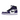 Air Jordan 1 Retro High Court Purple White sneakers i sideprofil med lilla overlays, hvid læderbase, sort swoosh og hvid sål