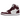 Air Jordan 1 Retro High OG Bordeaux sneakers i profil med hvid læderbase, mørkerøde detaljer og det klassiske Swoosh-logo på siden.