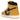 Air Jordan 1 Retro High Pollen sneakers i et skarpt sideprofil med gul og sort læderoverdel, snørebånd og hvid mellemsål
