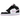 Air Jordan 1 Mid White Black Light Arctic Pink sneakers i vinklet profil med hvid læderoverdel, sorte overlejringer og lyserøde detaljer