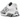 Adidas Megaride S2 Hellstar White Black sneakers med vinkelvisning, hvid overdel i mesh, sorte detaljer og futuristisk sål