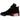 Jordan 6 Retro Infrared Salesman sneakers i vinkelret visning med sort nubuck overdel, røde detaljer og hvid mellemsål