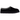 UGG Tasman Slipper Black sneakers set fra siden med sort ruskindsoverdel, slip-on design og ikonisk vævet broderidetalje ved kanten