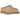 UGG Tasman Slipper Santorini Sand sneakers sideprofil med ruskindsoverdel, vævet kantbånd og blød foret inderside i en lys sandfarve