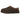 UGG Tasman Slipper Burnt Cedar sneakers i vinklet profil fremvist i ruskind med den karakteristiske broderede kant langs kraven og brun sål