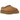 UGG Tasman Slipper Chestnut sneakers i vinklet profil med kastanjebrun ruskindsoverdel, flettet broderidetalje ved kanten og blødt for