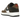 Nike Air Force 1 Low Escape sneakers i sideprofil med brune læderoverlays, hvid mellemsål og brune snørebånd