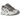 ASICS Gel-NYC Steeple Grey Cream sneakers i sideprofil med grå og creme overdel samt synlig mellemsål