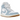 Jordan 1 Mid Denim sneakers i et klassisk sideprofil med slidstærke denim-paneler, hvide læderdetaljer og matchende snørebånd.